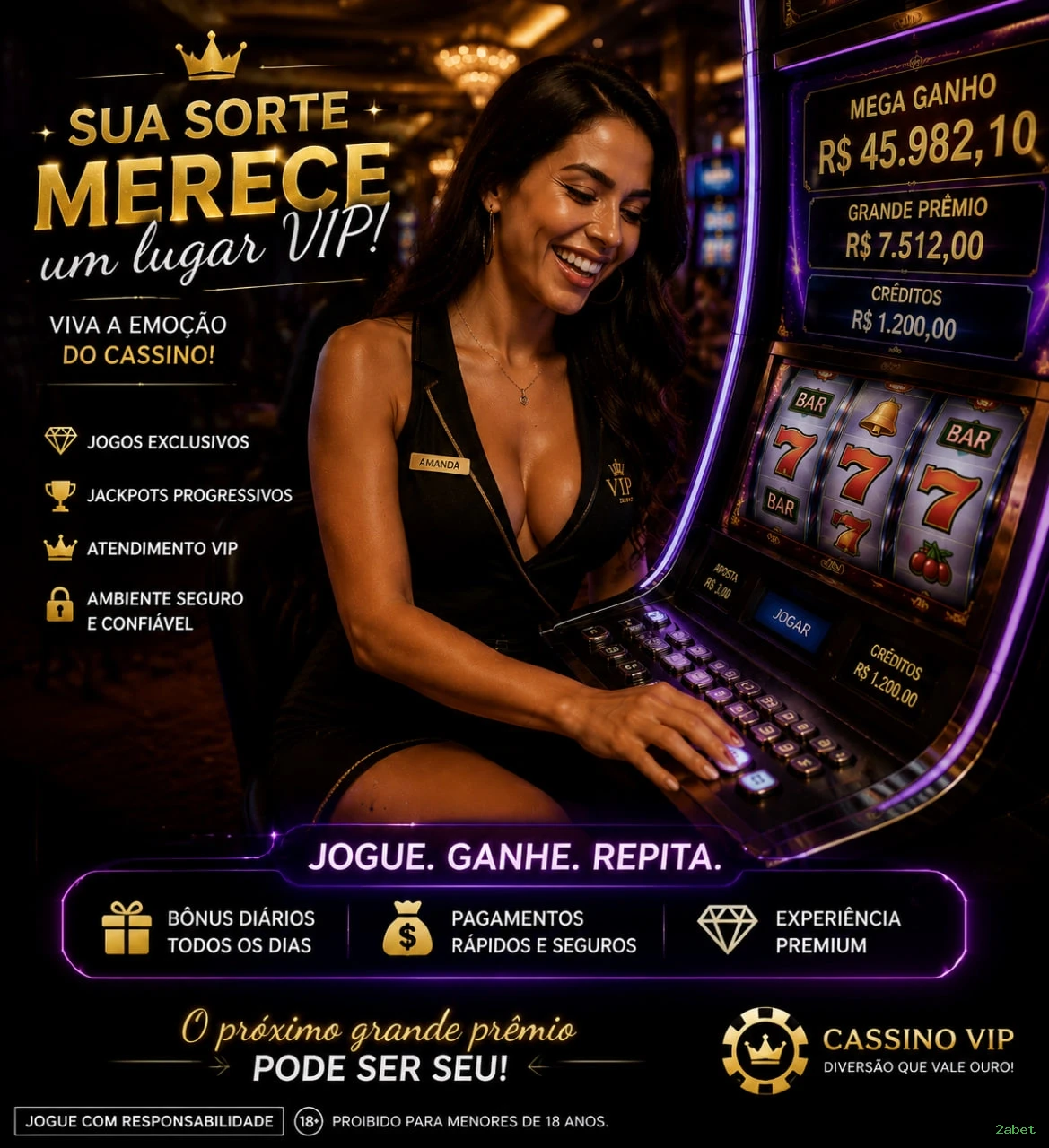 Controles de paJogonto e BRL em 2abet